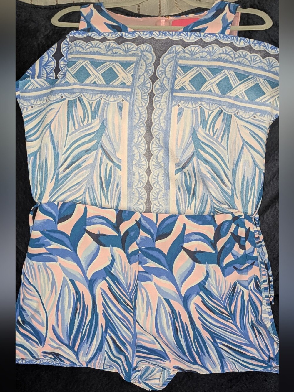 Lilly Pulitzer Pink And Blue Dress/Romper EUC - Picture 7 of 7